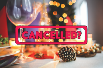 Holiday Canceled-01 Holiday Background With Canceled Stamp
